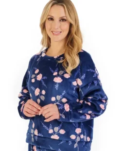 Floral Flannel Fleece Pyjama PJ06314