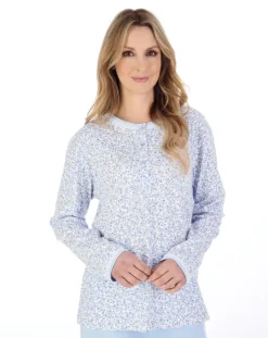 Floral Print Cotton Interlock Jersey Pyjama PJ04128