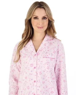 Floral Printed Luxury Flannel Woven Pyjama PJ04213