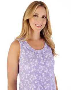 Floral Print 38" Jersey Nightdress ND03160