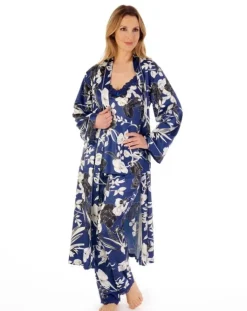 Floral Satin Cami & Trouser Set GL02722