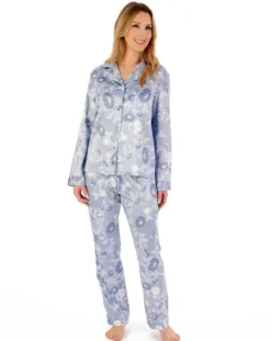 Floral Satin Tailored Pyjama GL02723