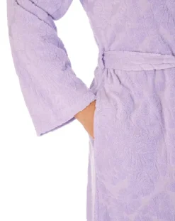 Floral Towelling 38" Belted Robe HC03310