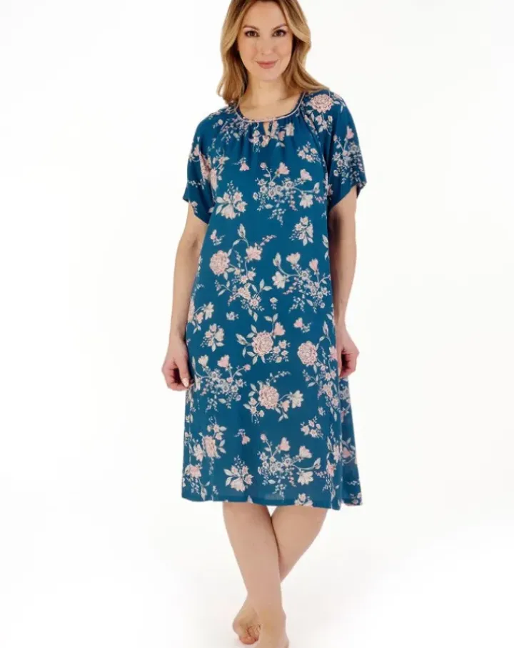 Floral Woven 40" Nightdress GL88711