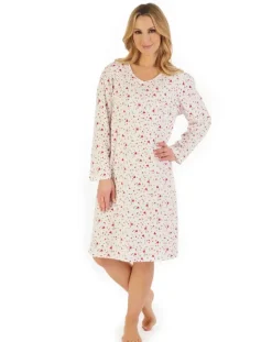 Heart Print 40" Jersey Nightdress ND06116