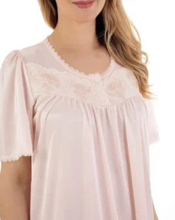 Knitted Satin Embroidered Trim 45
