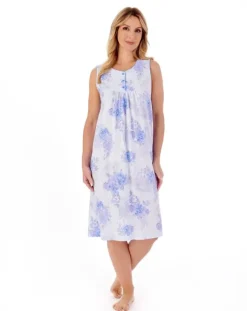 Large Floral Print Jersey 40
