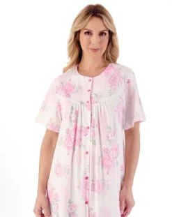 Large Floral Print 46" Jersey Nightdress ND01133
