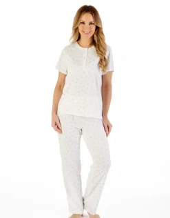 Leaf Print Jersey Pyjama PJ07117
