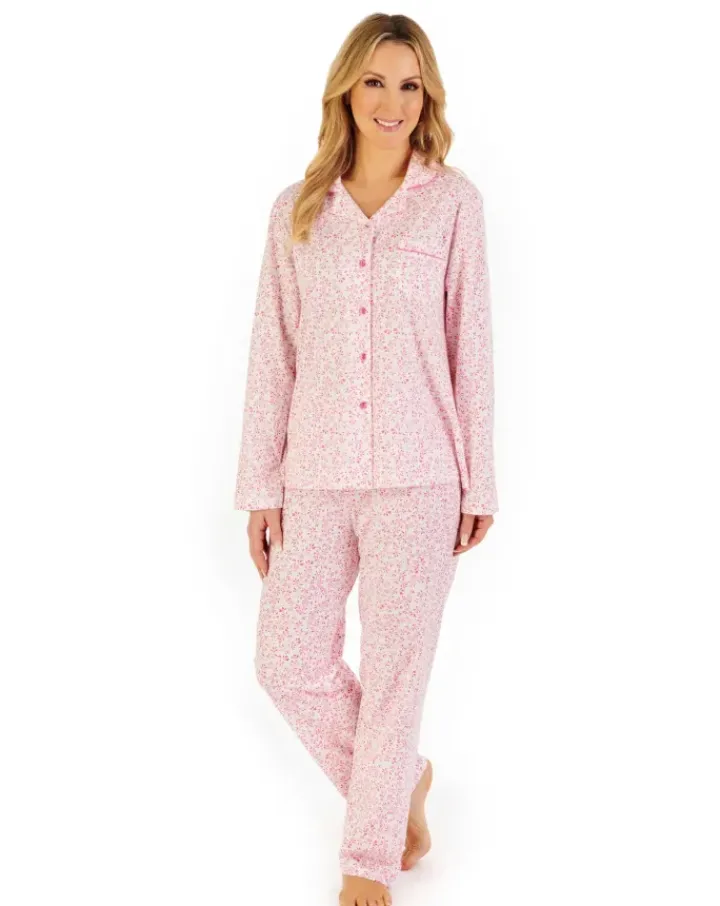 Leaf Print Tailored Jersey Pyjama PJ06103
