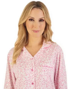 Leaf Print Tailored Jersey Pyjama PJ06103