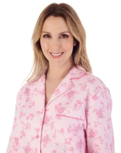 Luxury Brushed Cotton Floral Pyjama PJ02213