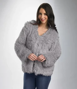 Luxury Mongolian Faux Fur 24" Jacket BJ02360