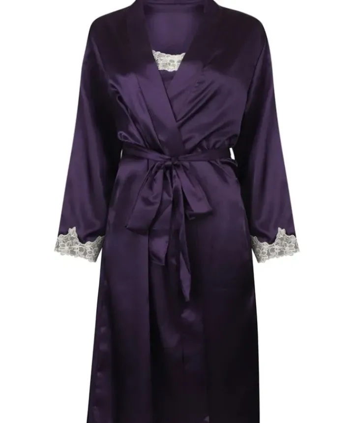 Luxury Satin 42" Kimono Wrap GL2767