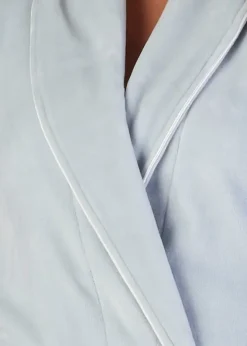 Luxury Solid Colour Velvet 52" Shawl Collar Wrap GL4722