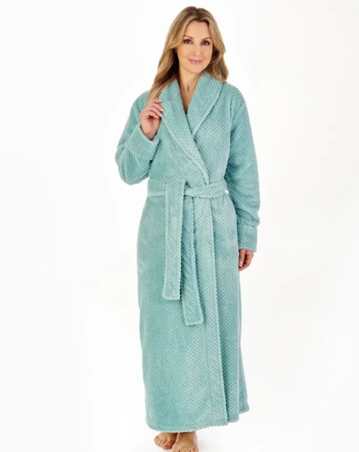 Luxury Waffle Fleece 52" Shawl Collar Wrap HC4329