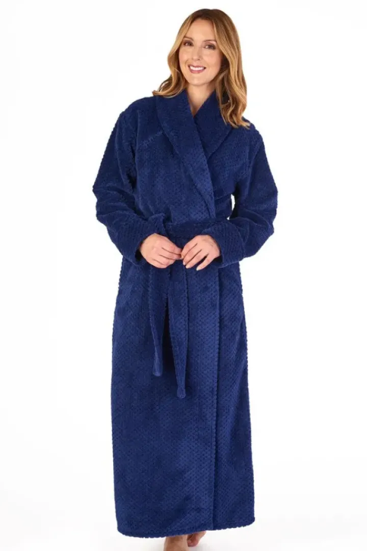 Luxury Waffle Fleece 52" Shawl Collar Wrap HC4329