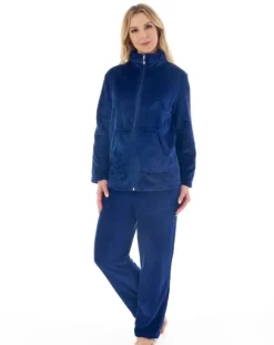 Mini Waffle Zip Through Pyjama PJ4303
