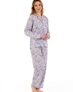 Paisley Print Tailored Pyjama Soft Woven Viscose PJ88228