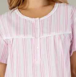 Pastel Stripe Seersucker 42" Woven Nightdress ND3221