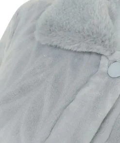 Patterned Faux Fur Collar 46