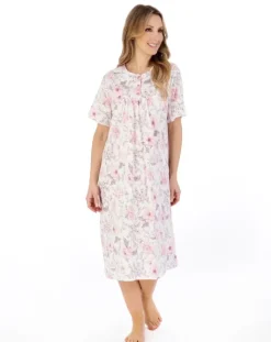 Picot Trim 42" Jersey Nightdress ND04105