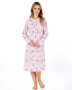 Picot Trim 42" Jersey Nightdress ND04107