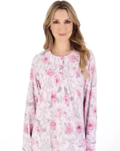 Picot Trim 42" Jersey Nightdress ND04107