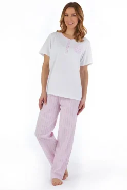 Pinstripe Seersucker Pyjama PJ55224