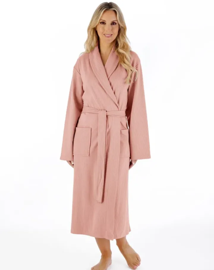 Rib Pattern 42" Shawl Collar Wrap HC07307