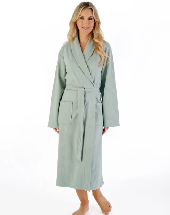 Rib Pattern 42" Shawl Collar Wrap HC07307