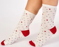Scottie Dog and Heart Socks (2 Pair Pack) LS175