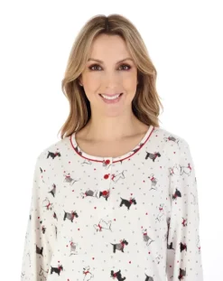 Scottie Dog 42" Jersey Nightdress ND04116