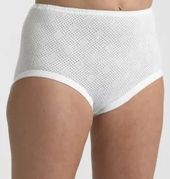 Slenderella Eyelet Brief BF5