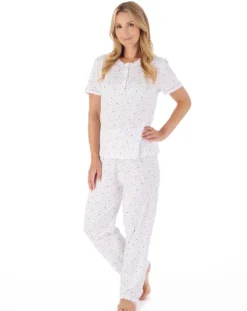 Small Ditsy Print Jersey Pyjama Set PJ03142