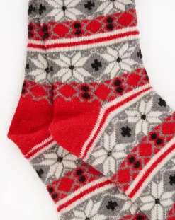Snowflake Pattern Bedsock BS187