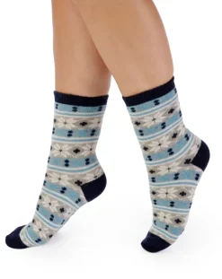 Snowflake Pattern Bedsock BS187