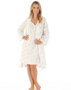 Star Print Jacquard Dobby Dot 43" Woven Kimono Wrap HC03249