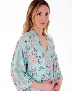 Supersoft Butterfly Floral Print 42