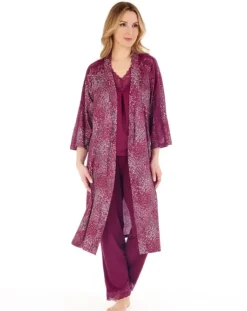 Super Soft Ditsy Print BUS V Neck Pyjama Set GL88702