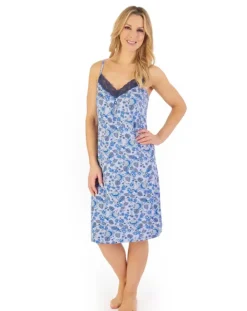 Supersoft Floral Print 38" Chemise GL06700