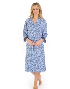 Supersoft Floral Print 42" Kimono Wrap GL06704