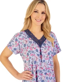 Supersoft Floral Print Pyjama Set GL06703