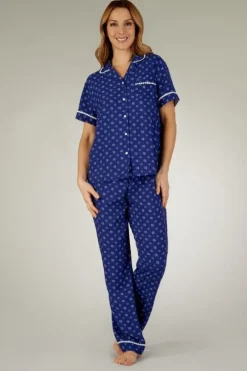 Supersoft Geometric Print Tailored Pyjama GL3715