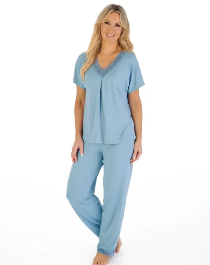 Supersoft Solid Colour Pyjama Set GL07703
