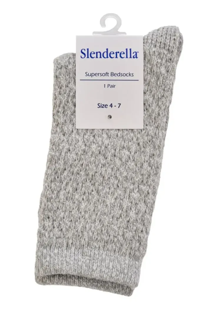 Textured Marl Effect Bedsock BS178