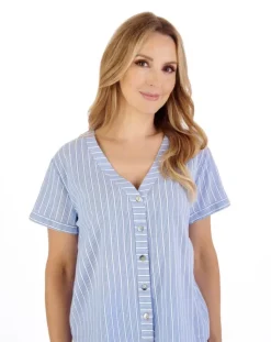 Textured Stripe Woven Pyjama PJ05203