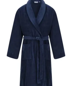 Towelling Velour 48" Shawl Collar Wrap WR66831