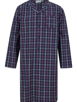 Traditional Woven Check 42" Nightshirt WR02805
