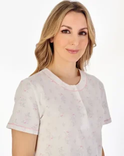 Trailing Floral 42" Jersey Nightdress ND04135